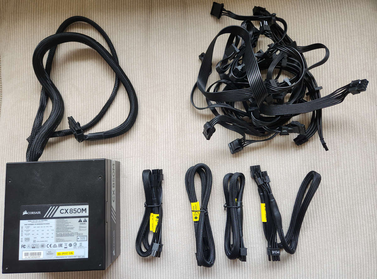 Corsair CX850M 850W Modular Gaming Power Supply