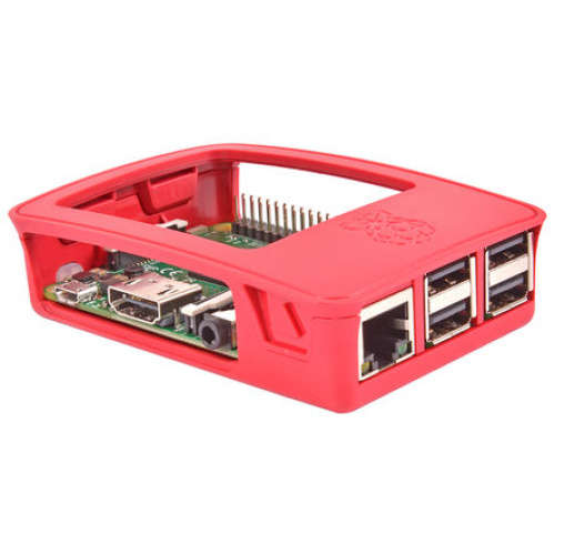 Raspberry Pi 3 Model B Red/White Official Case 16GB SD Storage