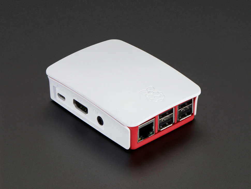 Raspberry Pi 3 Model B Red/White Official Case 16GB SD Storage