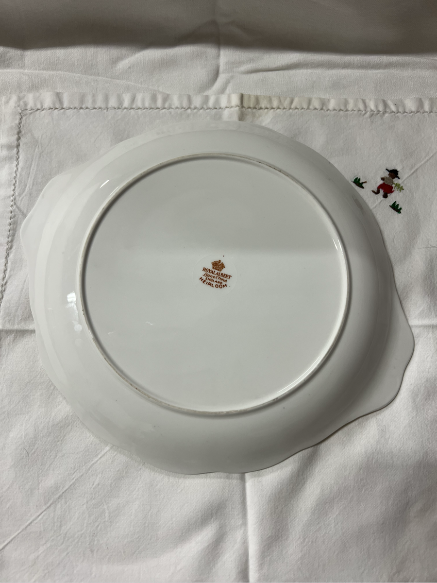 Royal Albert Heirloom Cake Plate