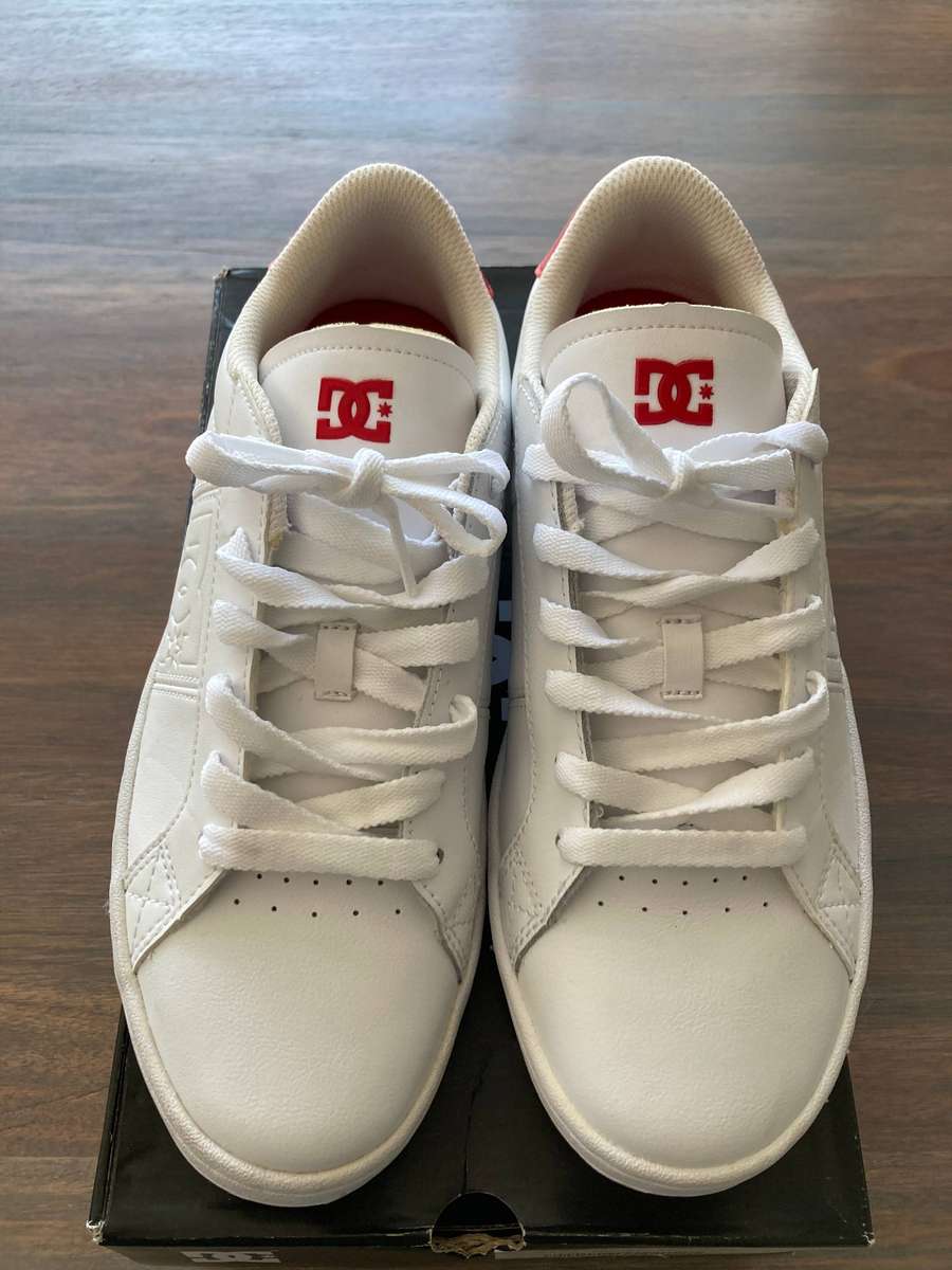 DC Shoes - White and Red - Men's 9