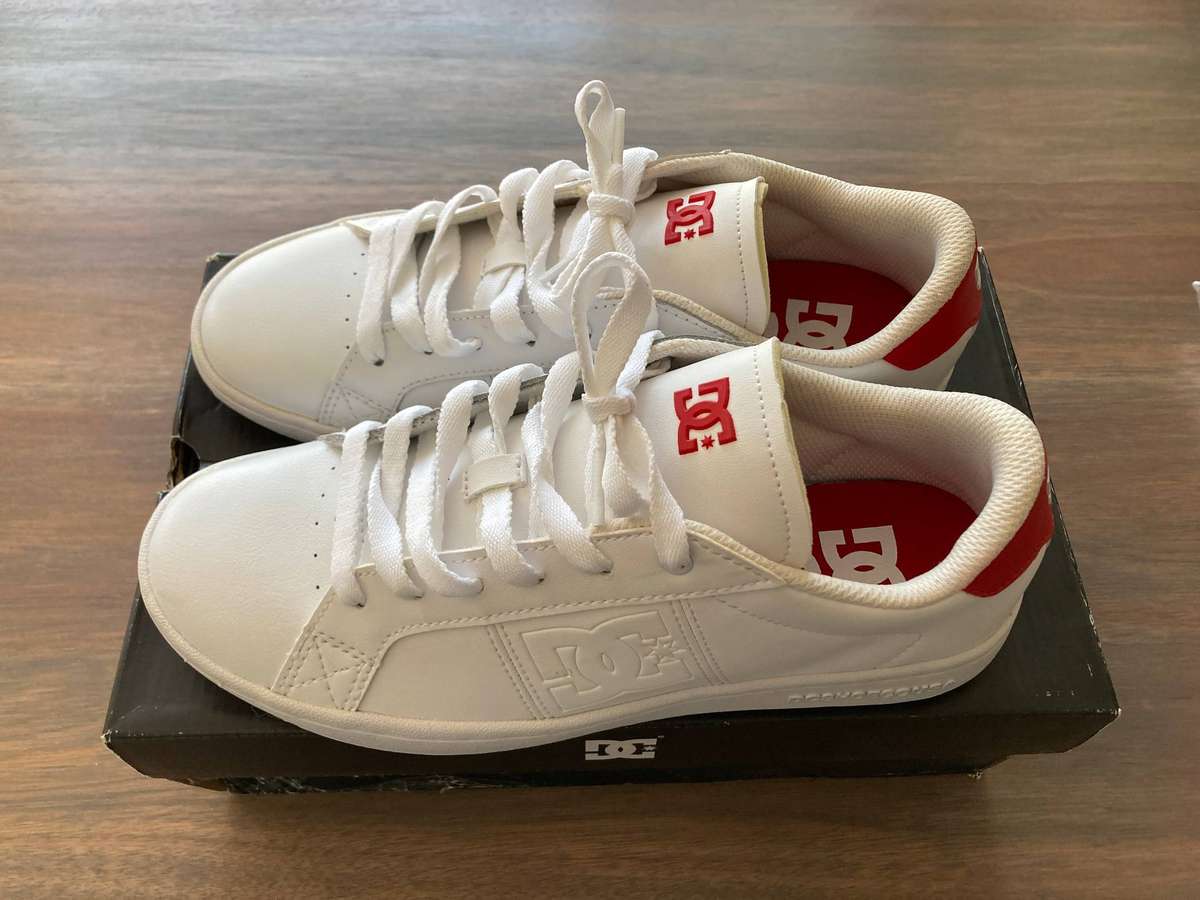DC Shoes - White and Red - Men's 9
