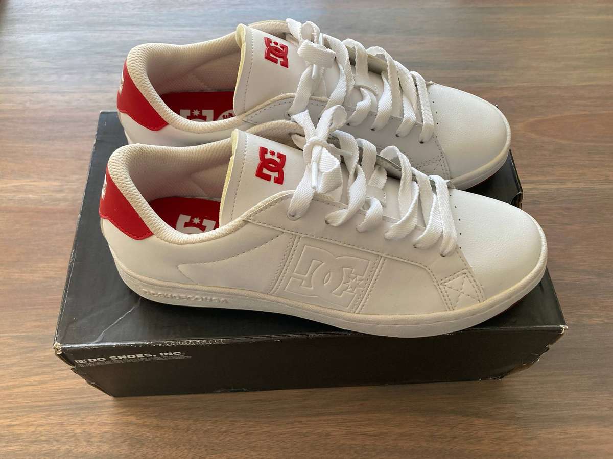 DC Shoes - White and Red - Men's 9