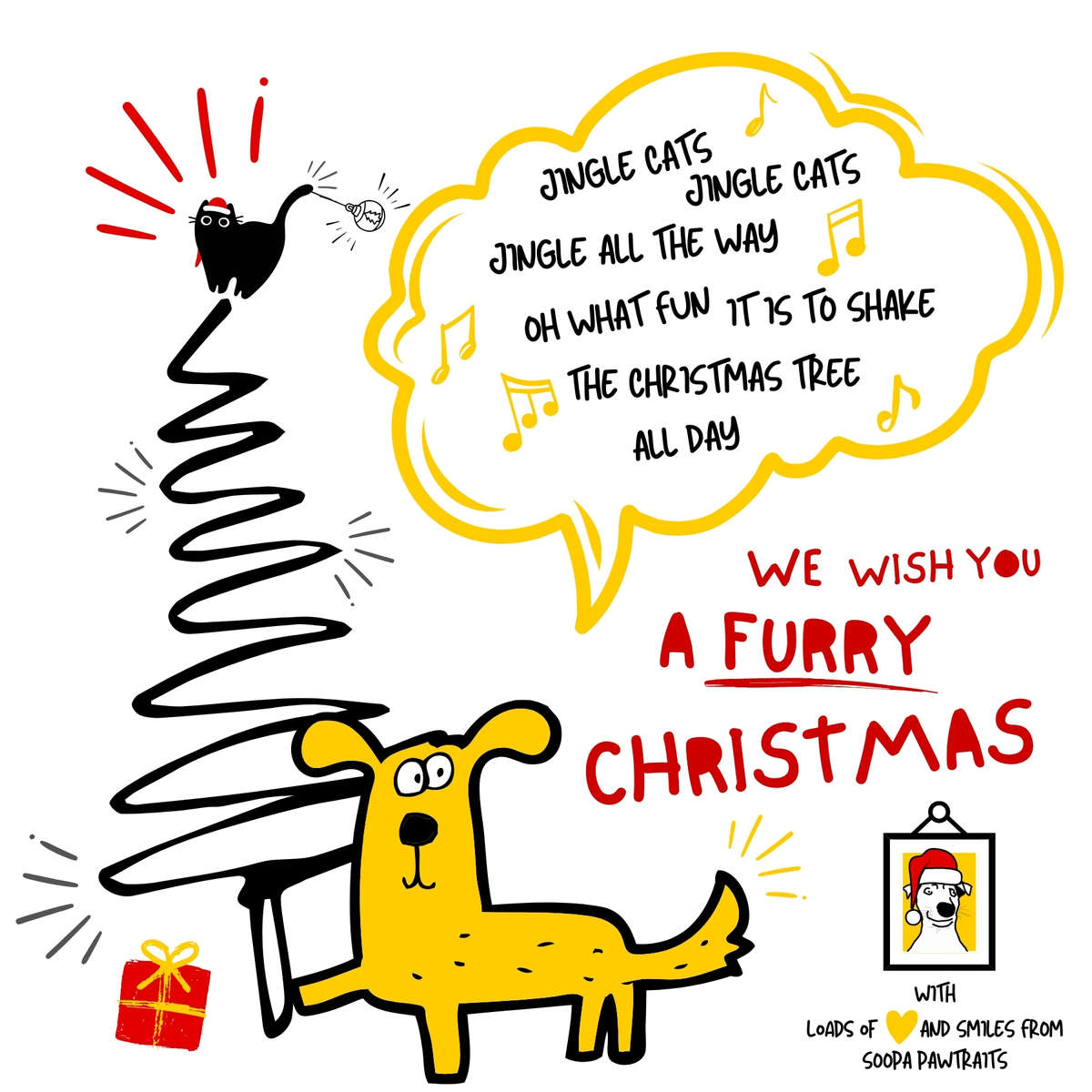 Get a Custom Pet Portrait Artwork of Your Doggy - DOGSMOPOLITAN MAGAZINE (Fun Christmas Gift)