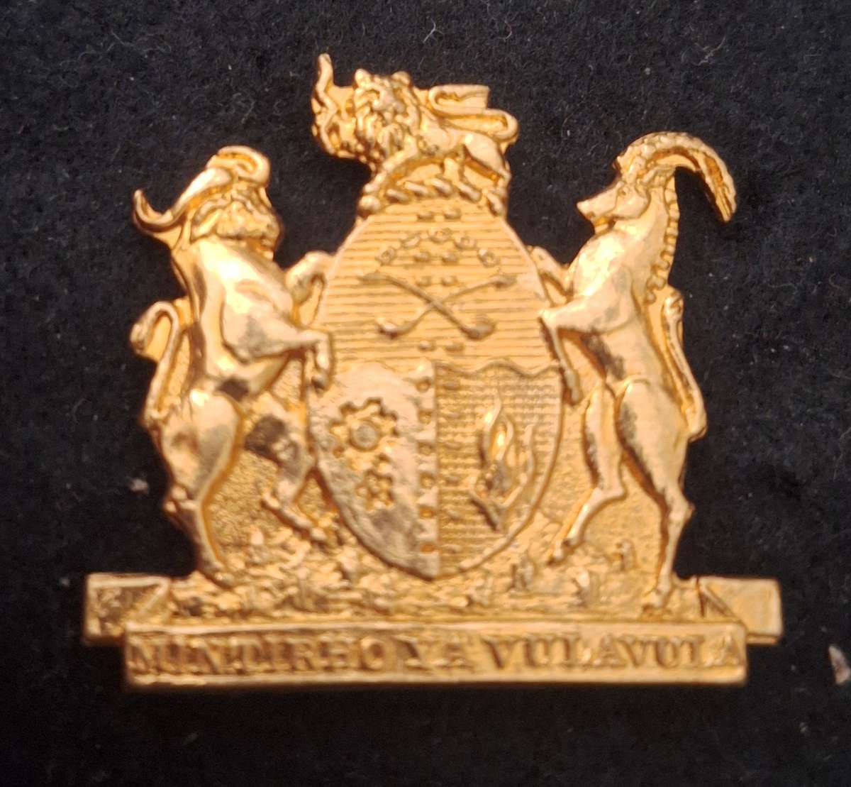 GAZANKULU POLICE WO RANK BADGE (SINGLE) - PINS INTACT