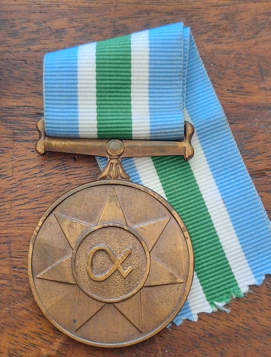 SADF FULL SIZE UNITAS MEDAL - NR 007725