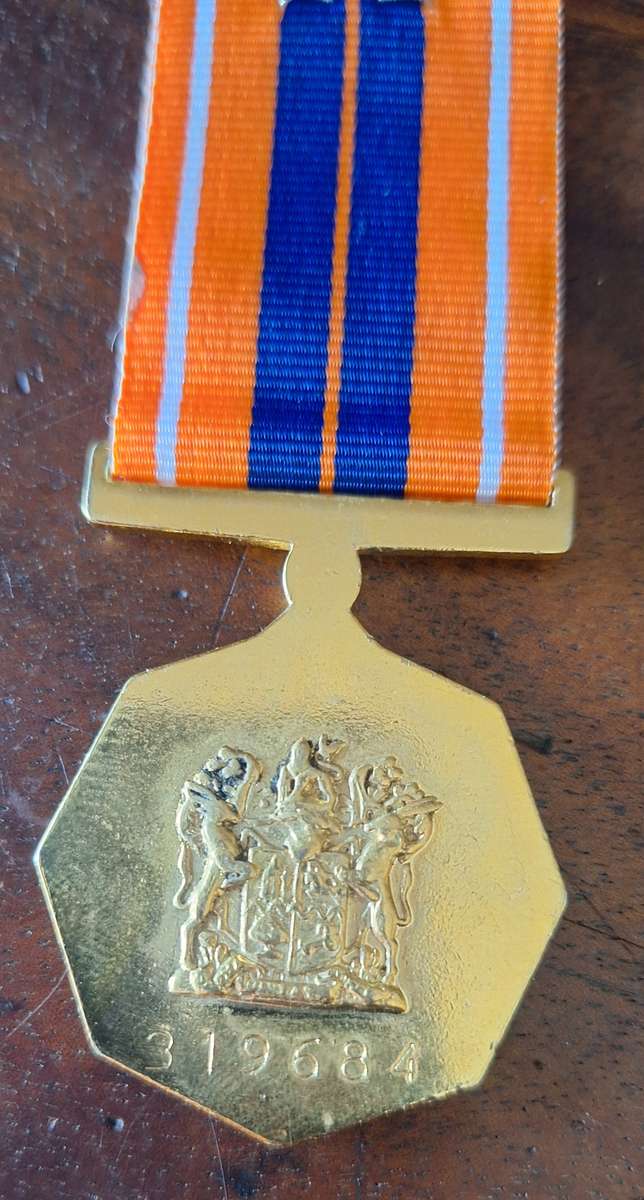 SADF PRO PATRIA MEDAL - FULL SIZE NUMBERED