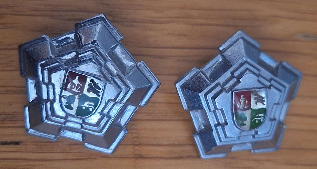 SADF - FULL SIZE MAJOR RANK PIPS PAIR. (ARMY)