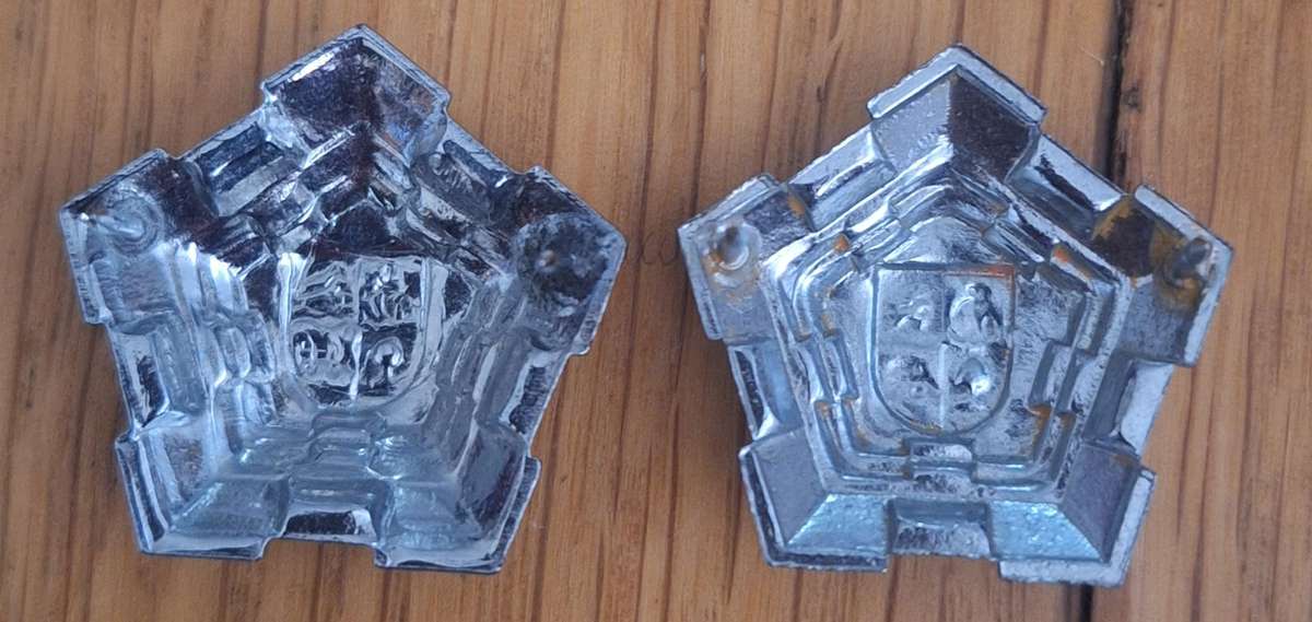 SADF - FULL SIZE MAJOR RANK PIPS PAIR. (ARMY)