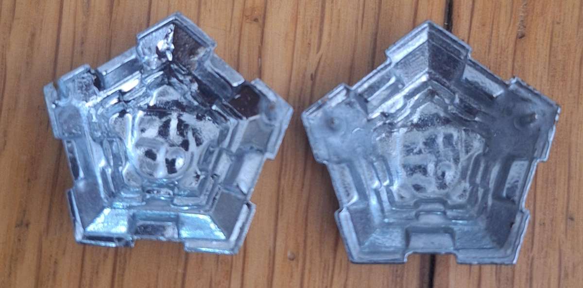 SADF - FULL SIZE MAJOR RANK PIPS PAIR. (ARMY)