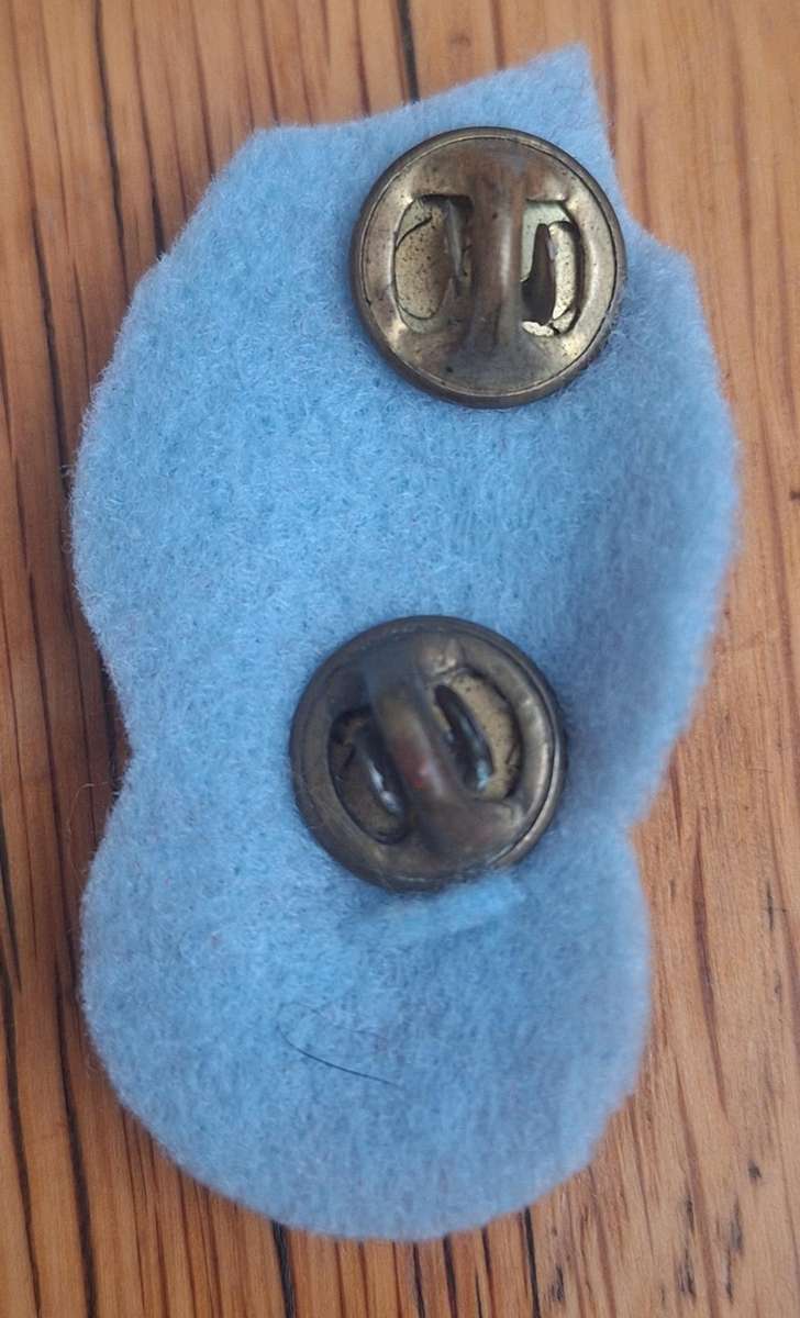 SADF - ANTI AIR ARTILLERY BERET / COLLAR BADGE - PINS INTACT