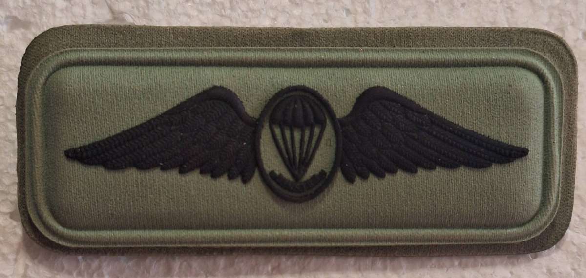 SANDF - STATIC LINE INSTRUCTOR PARA WING (FIELD DRESS) - PINS INTACT