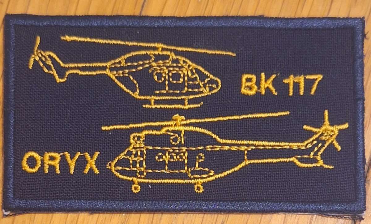 SAAF - FLIGHT SUIT PATCH - BK 117 / ORYX