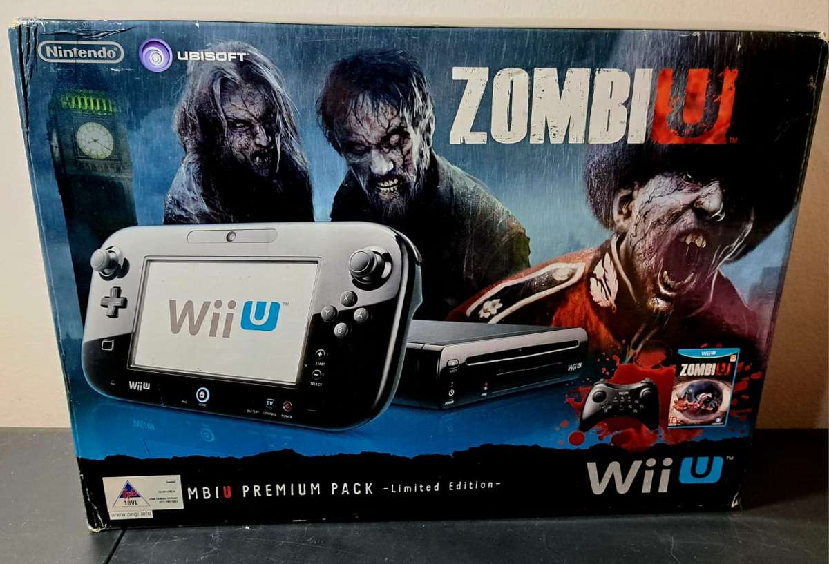 Nintendo Wii U - Zombi U Premium Game Pack, Limited Edition, Complete! Plays Wii & WiiU