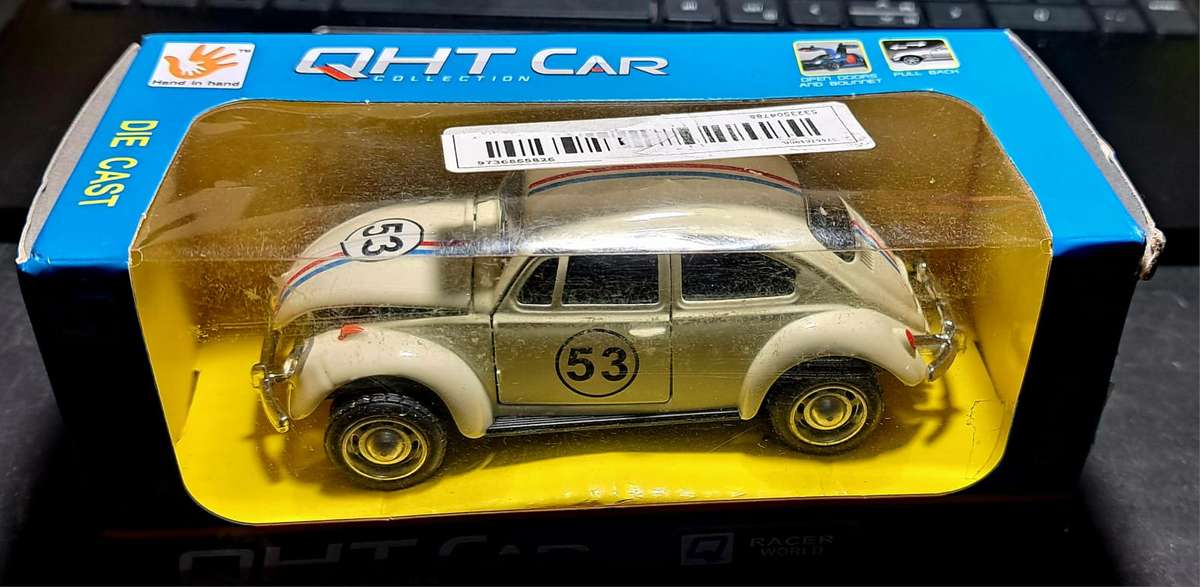 QHT - 1.43 - Die Cast Herbie VW Beetle "Volla"