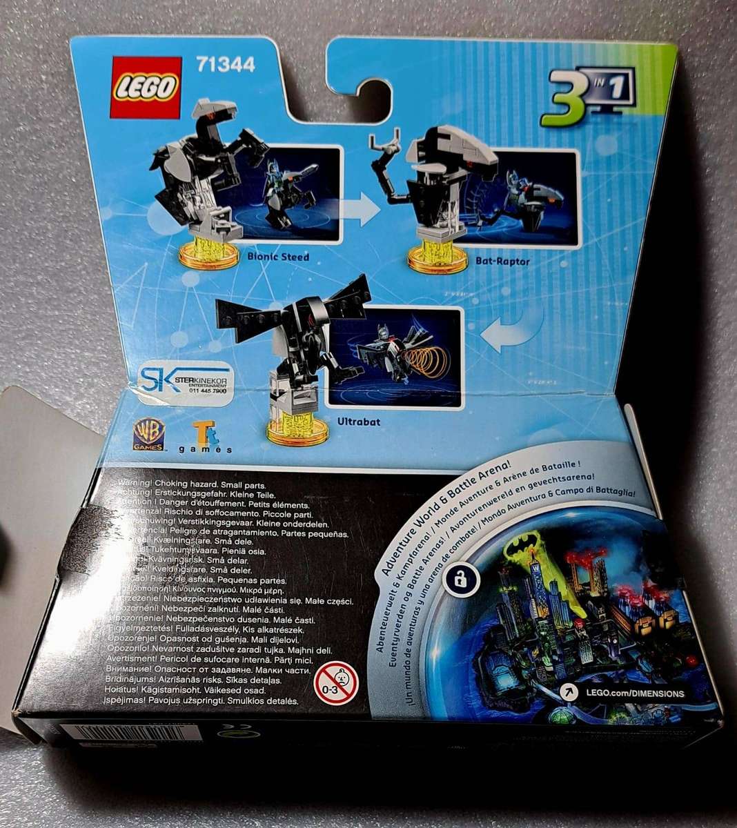 Super Rare - LEGO DIMENSIONS - 2017 - Excalibur Batman and Bionic Steed + 2 Other Transformation