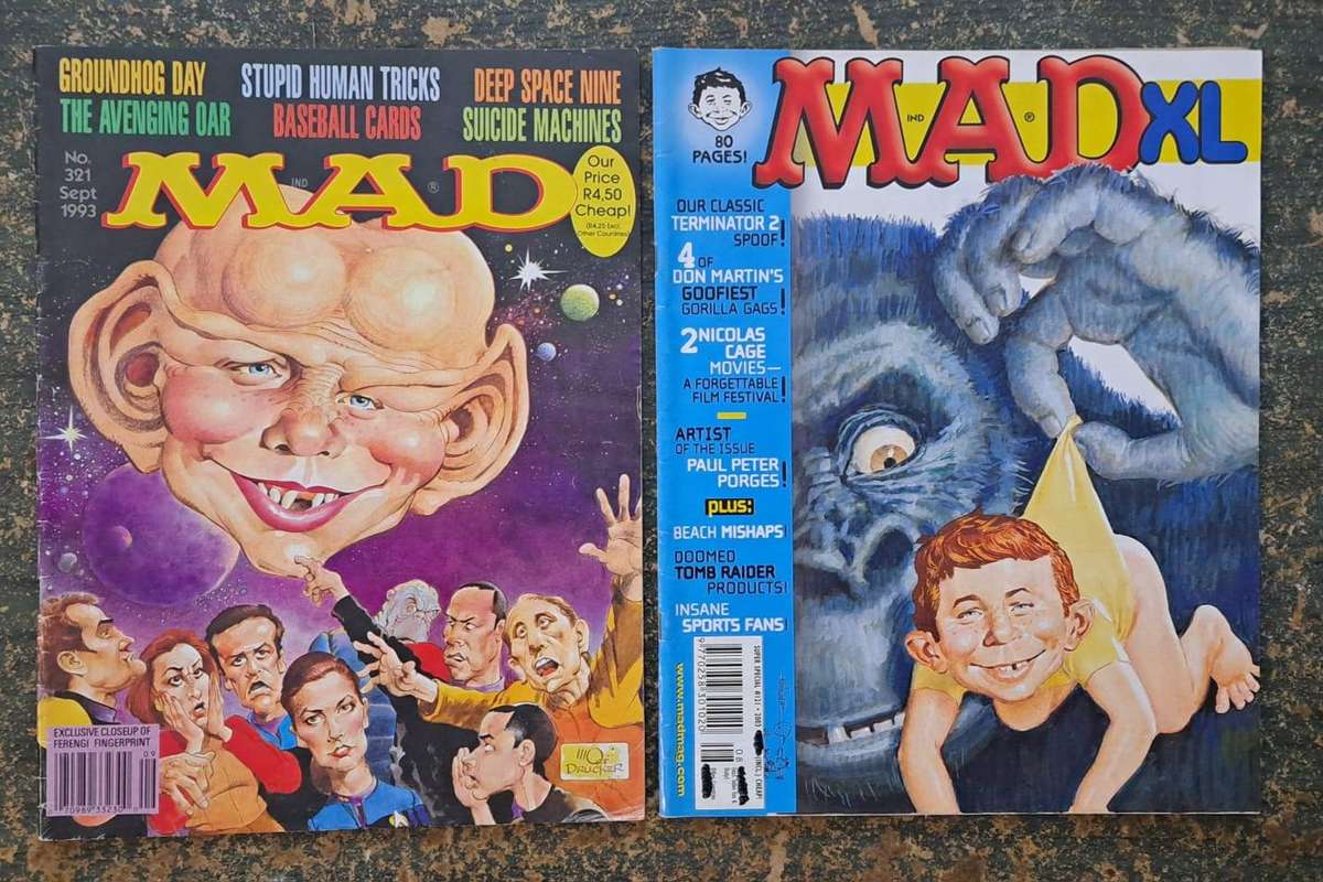 14 x Rare Vintage MAD Magazines