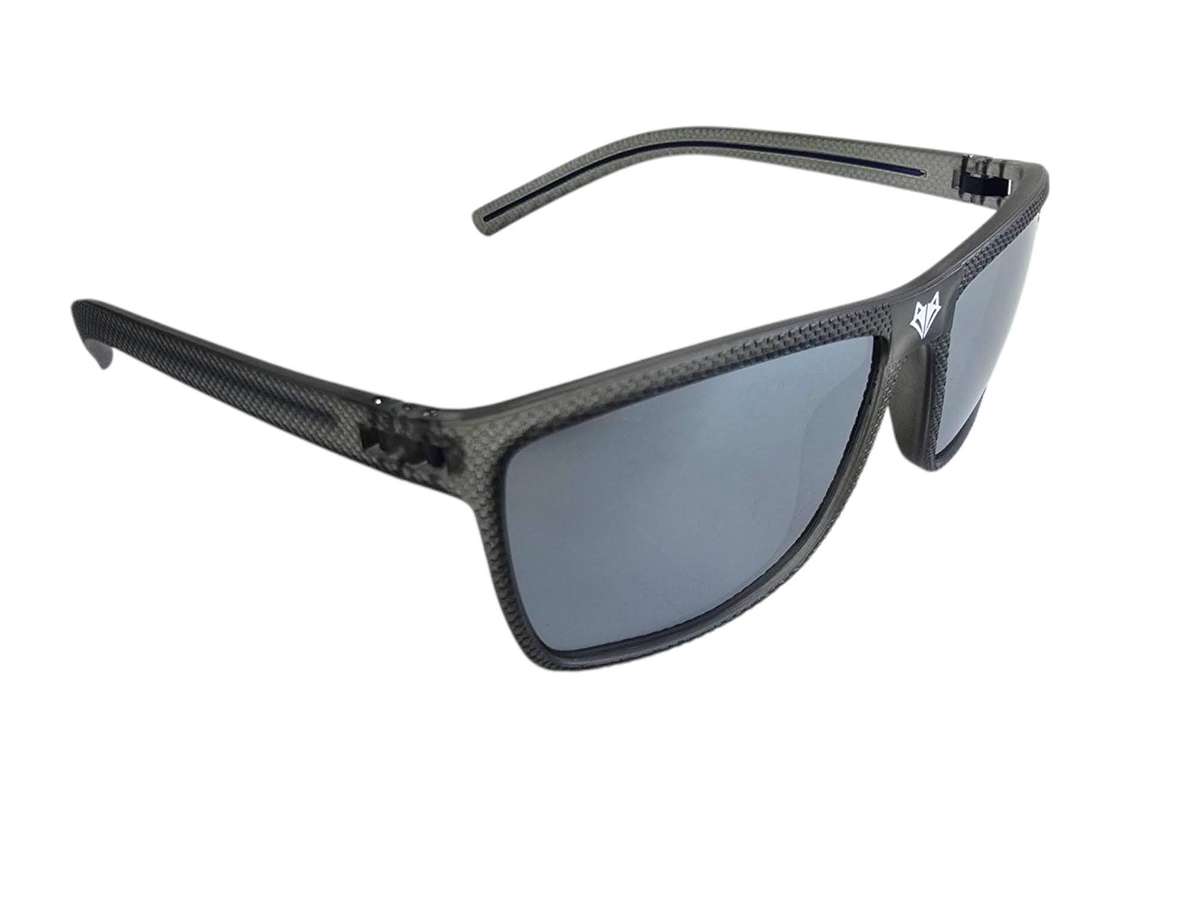 LAST PAIR! SEPFOX Polarized Sunglasses -  Textured Clear Dark Grey Frame - Grey Polarized Lenses