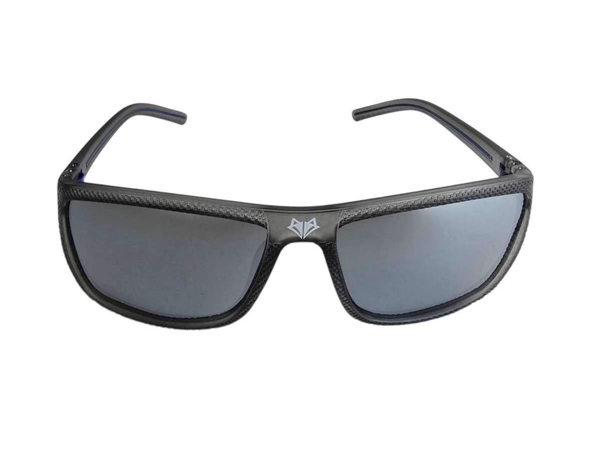 LAST PAIR! SEPFOX Polarized Sunglasses -  Textured Clear Dark Grey Frame - Grey Polarized Lenses