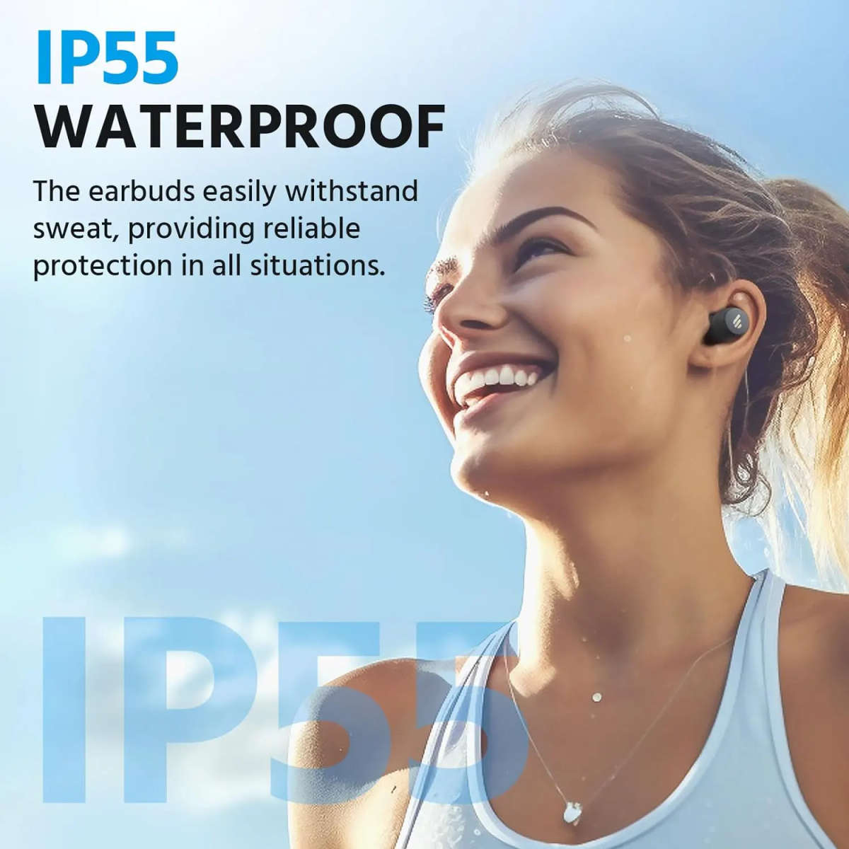 Edifier X3 Lite True Wireless Earbuds - With App Control- Grey