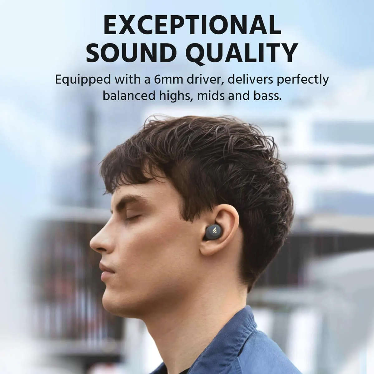 Edifier X3 Lite True Wireless Earbuds - With App Control- Grey