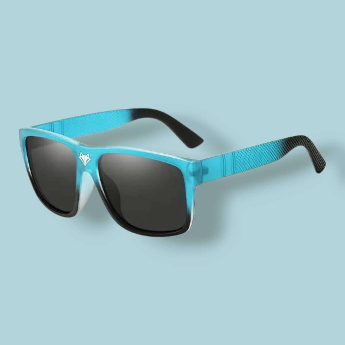 SEPFOX Polarized Sunglasses - Beach Blue - Black Polarized Lenses