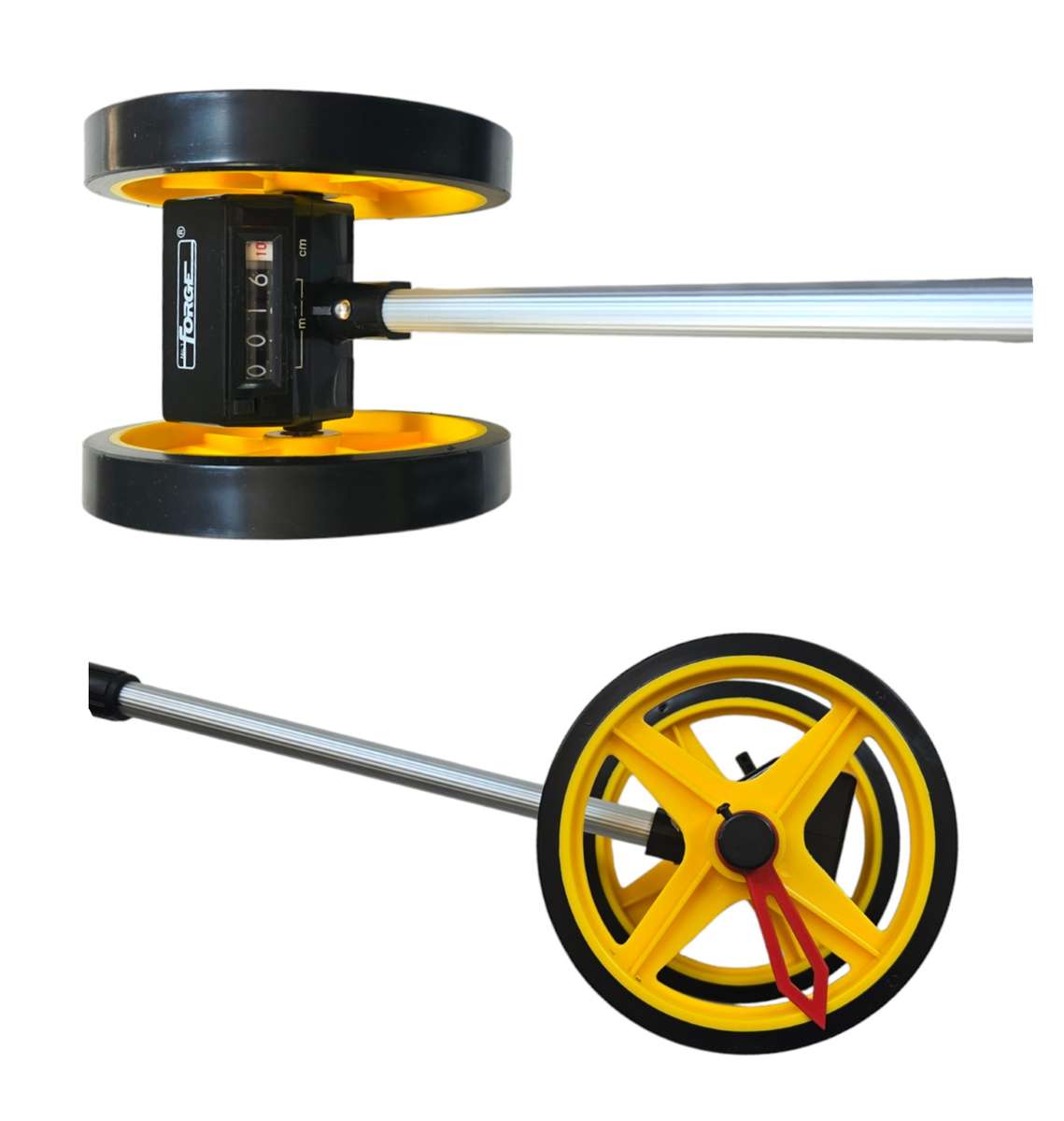 Tools - FORGE Metric Measuring Wheel 0-9999m (10km) Dual Wheel