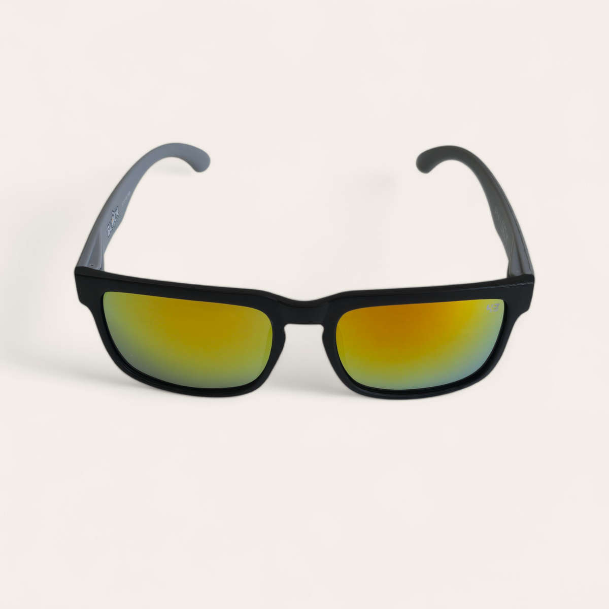 Kdeam Style Retro Vintage Sunglasses Grey Frame - Orange Lens