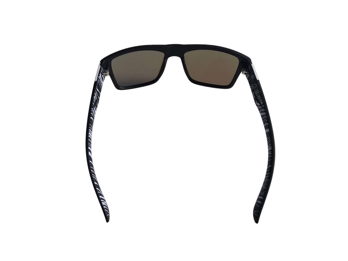 SEPFOX Polarized Sunlasses - Matte Black Frame - Blue Polarized Lenses