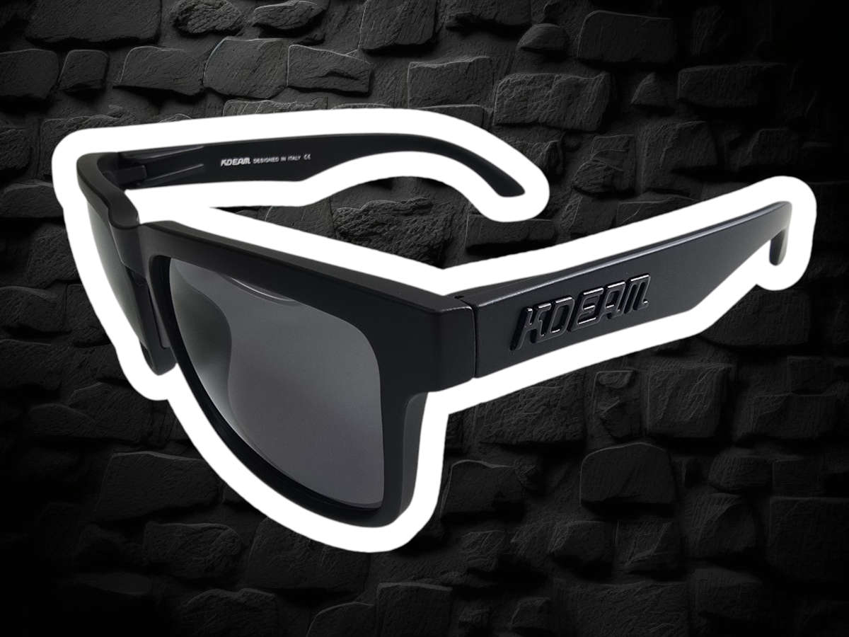 Kdeam High Quality Polarized Classic Square Sunglasses -  Elegant Black