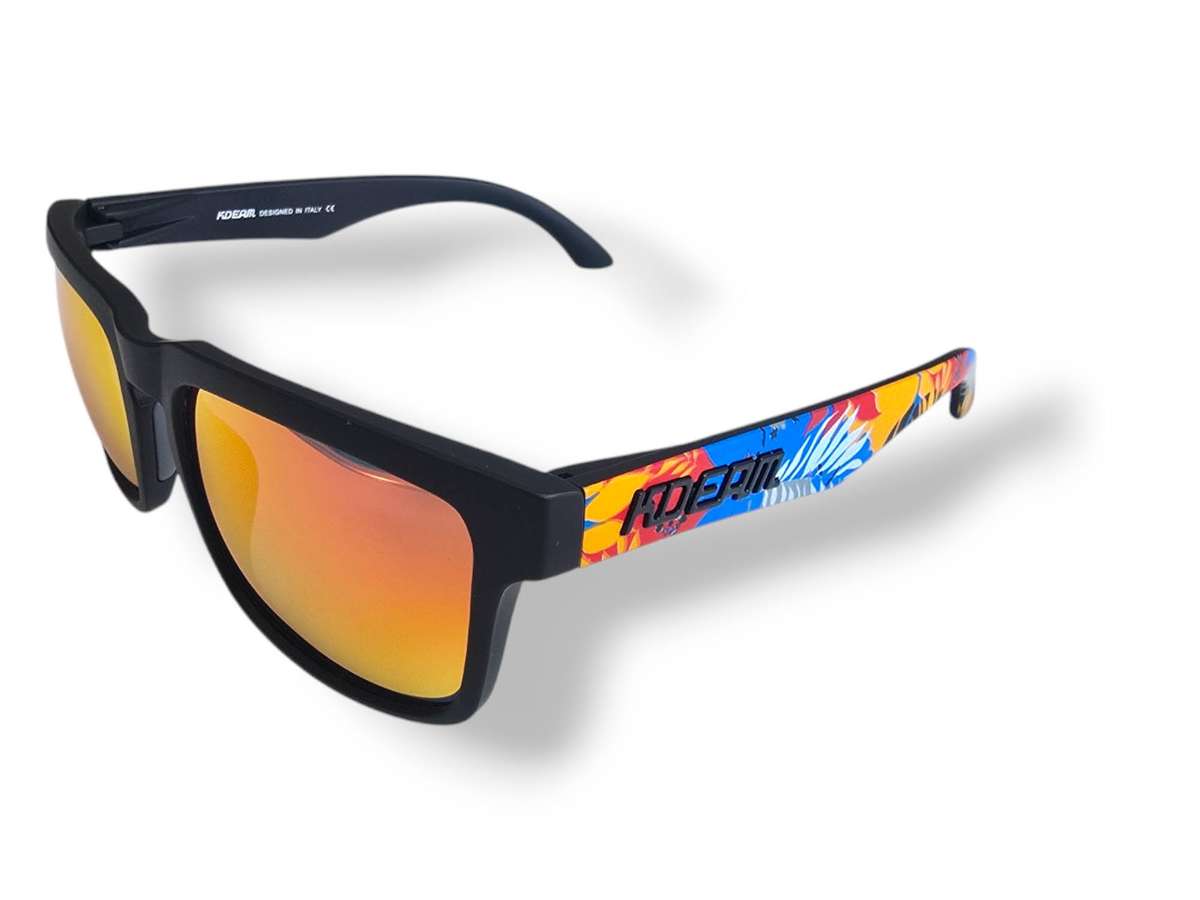 Kdeam High Quality Polarized Classic Square Sunglasses - Hawaiian Summer!