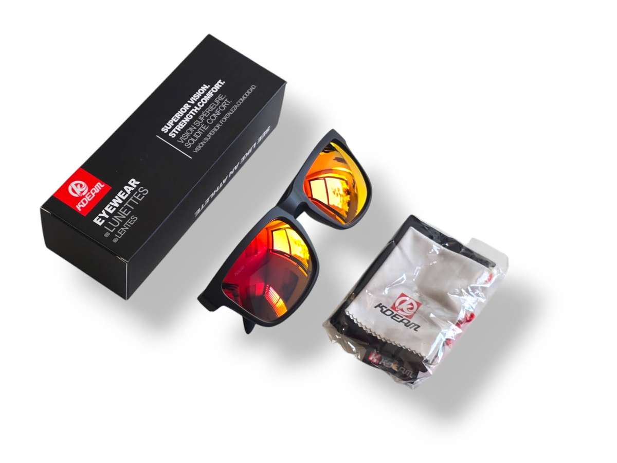 Kdeam High Quality Polarized Classic Square Sunglasses - Hawaiian Summer!