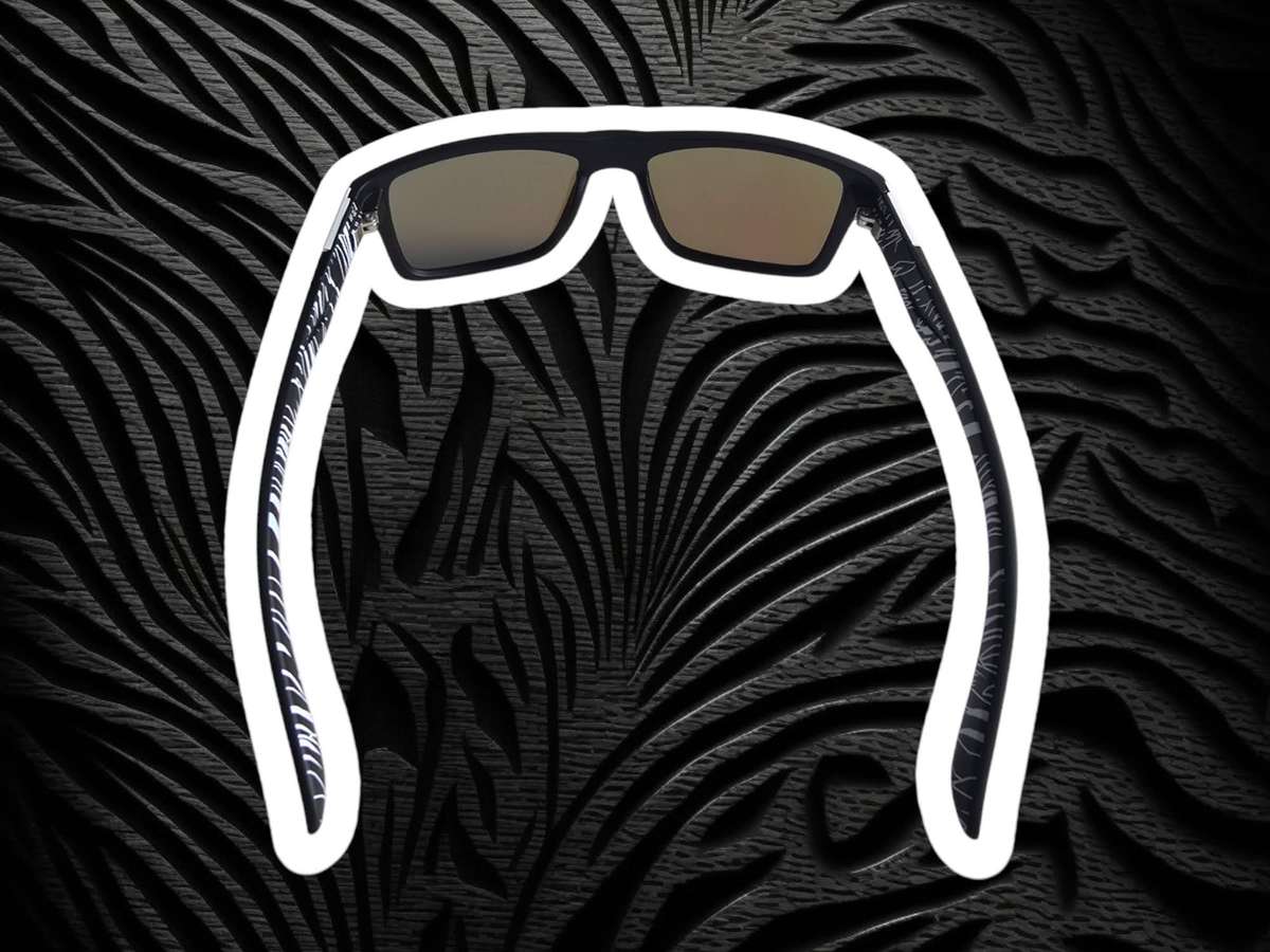 SEPFOX Polarized Sunlasses - Matte Black Frame - Blue Polarized Lenses