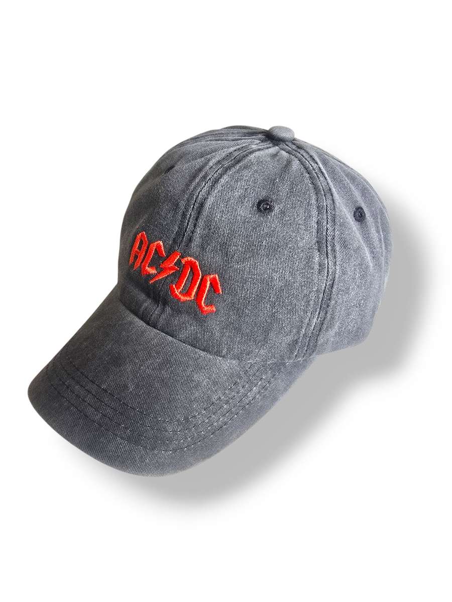 AC/DC Embroidered Grey Cap