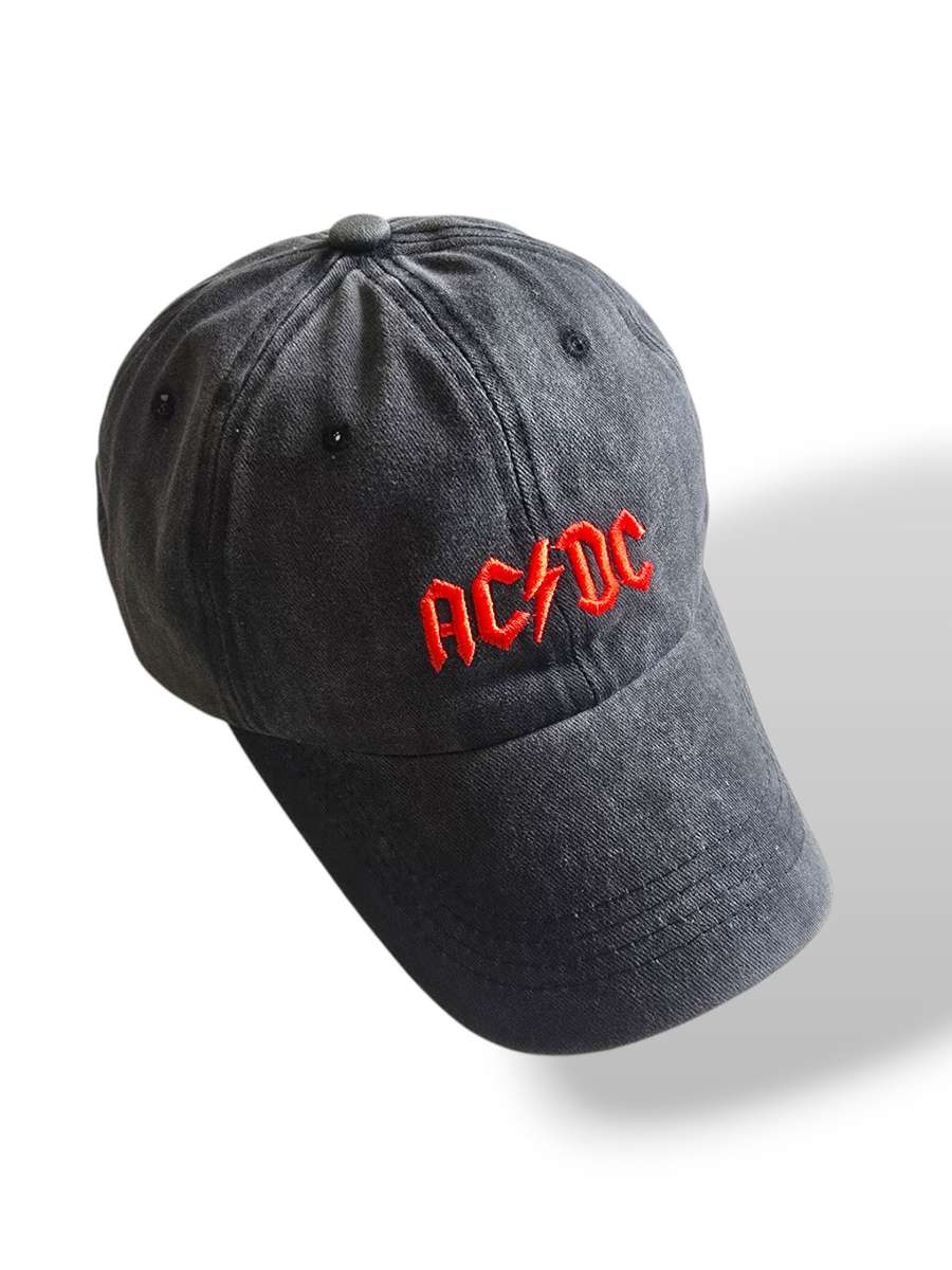 AC/DC Embroidered Grey Cap