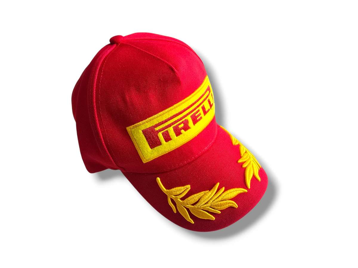 Perelli Ebroidered 1st Place Podium F1 Cap - Red