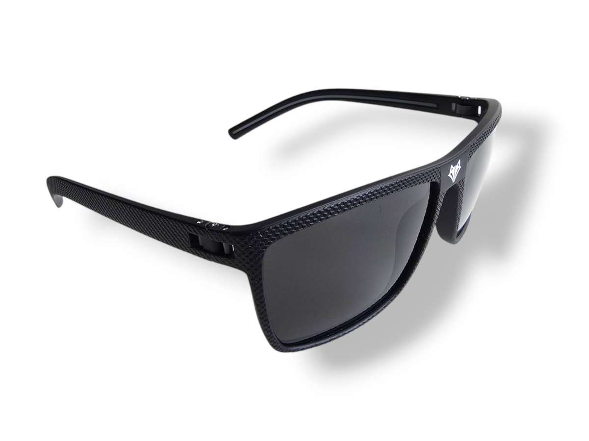 NEW! SEPFOX Polarized Sunglasses -  Textured Matte Black Frame - Black Polarized Lenses