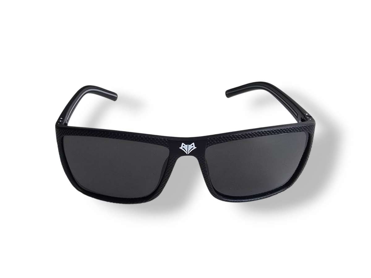 NEW! SEPFOX Polarized Sunglasses -  Textured Matte Black Frame - Black Polarized Lenses