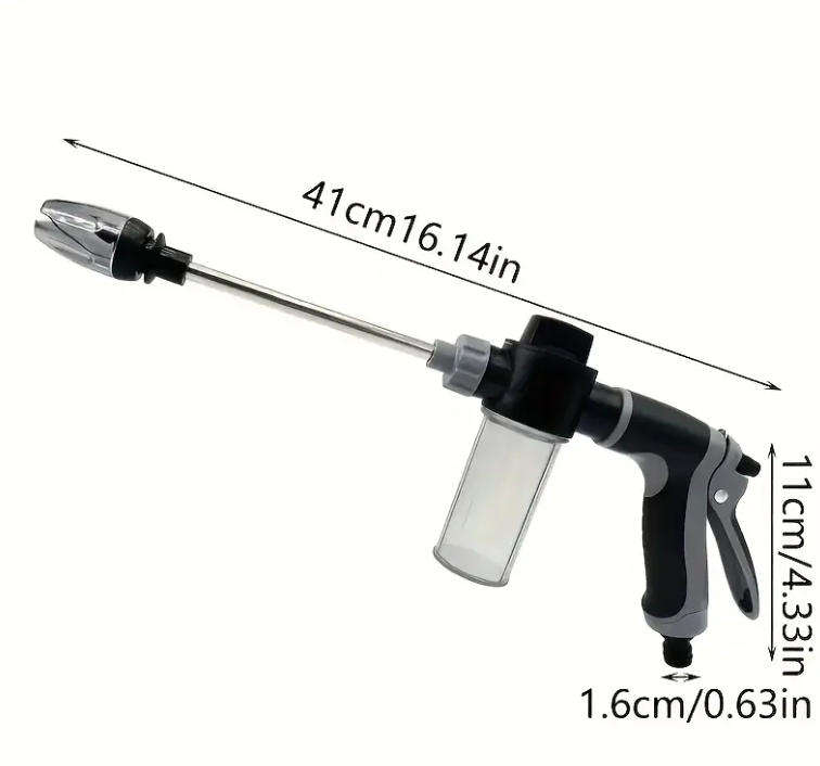 Adjustable Soap Sprayer Adaptor for Garden Hose Pipe