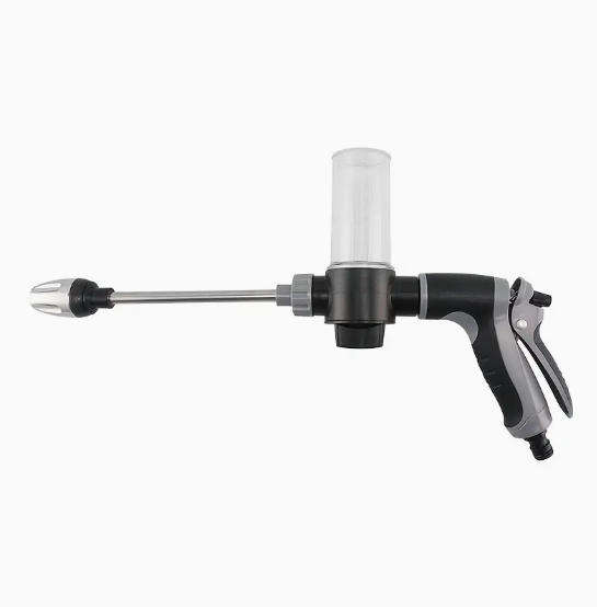 Adjustable Soap Sprayer Adaptor for Garden Hose Pipe