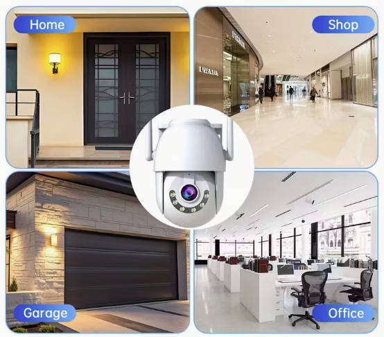 WEATHERPROOF - Outdoor Pan/Tilt WIFI CCTV Security Camera, Night Vision, Motion Detect - App Control