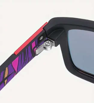 SEPFOX Polarized Sunlasses - Matte Black Frame - Blue Polarized Lenses