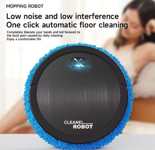 Intelligent Rechargeable Handsfree Sweeping/Mopping Robot Vacuum Cleaner