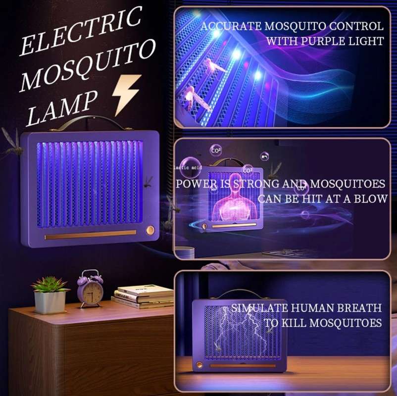 Ultraviolet Light Mosquito Killer Quiet Fly Killer Fly Trap