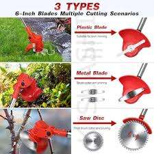 48V Electric Cordless String Trimmer/Weed Eater/Garden Grass Cutting Machine with accessories