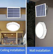 50W Solar Ceiling Light with Solar Panel & Remote control