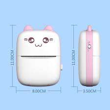 Portable Wireless Bluetooth Thermal Instant Photo Printer for iPhone/Android, USB Rechargeable