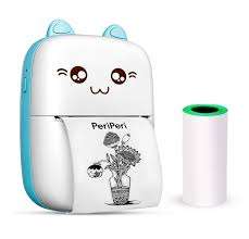 Portable Wireless Bluetooth Thermal Instant Photo Printer for iPhone/Android, USB Rechargeable