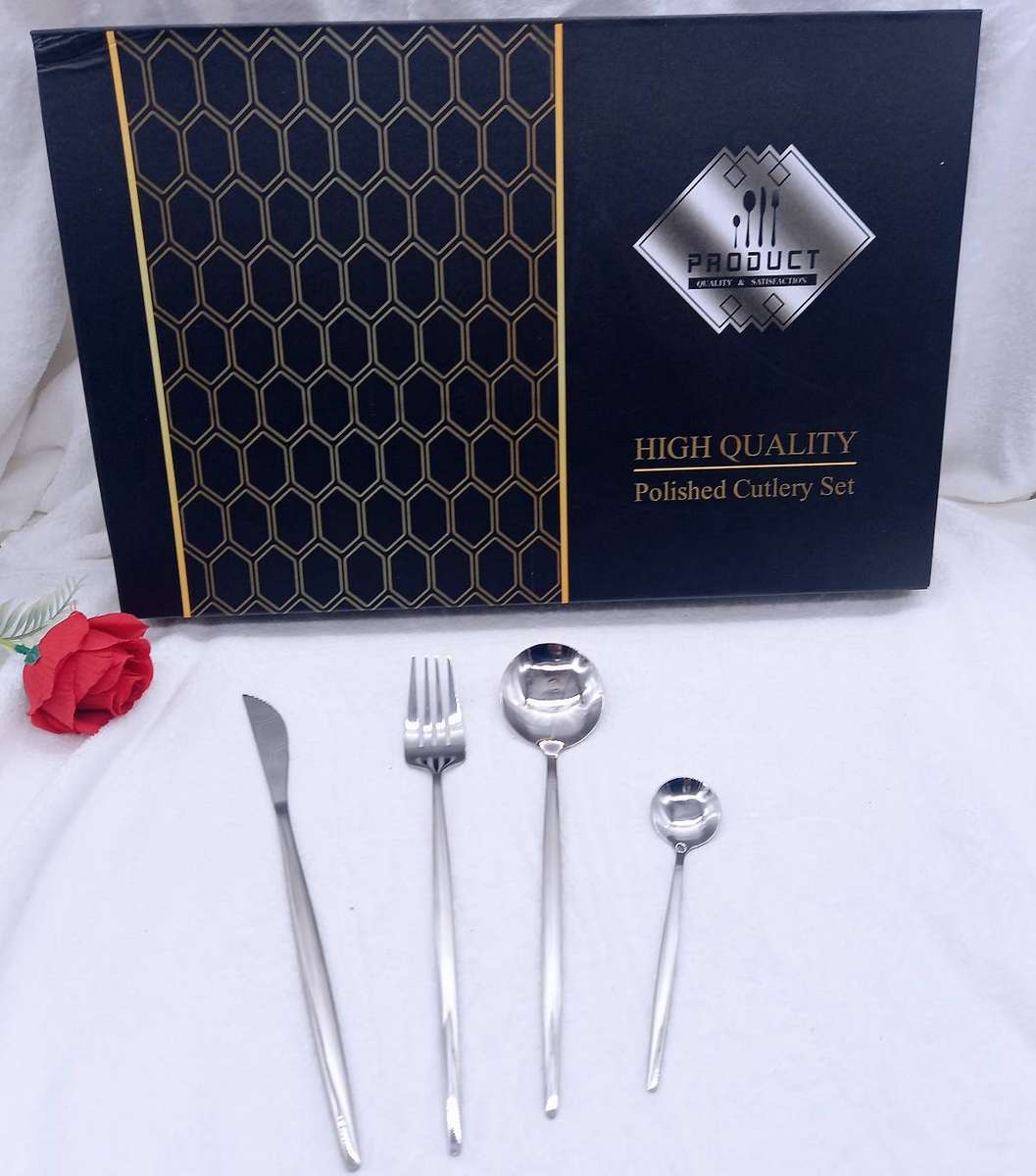 24 Piece Stainless Steel Premium Cutlery Set