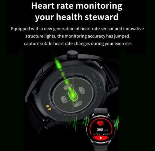 GT5 Bluetooth Smart Watch With HryFine App, Bluetooth Speaker and loads more functions